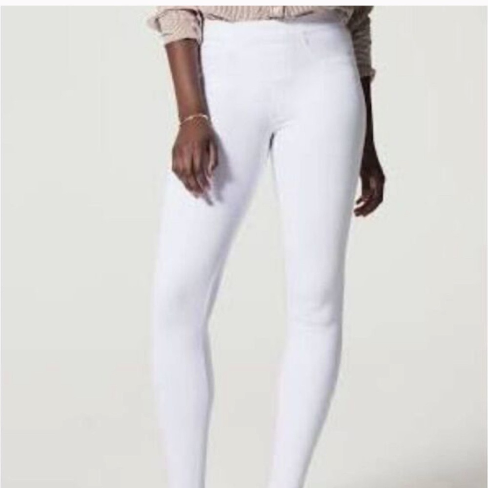 SPANX Jean-ish Ankle Leggings 'White' Size S/P